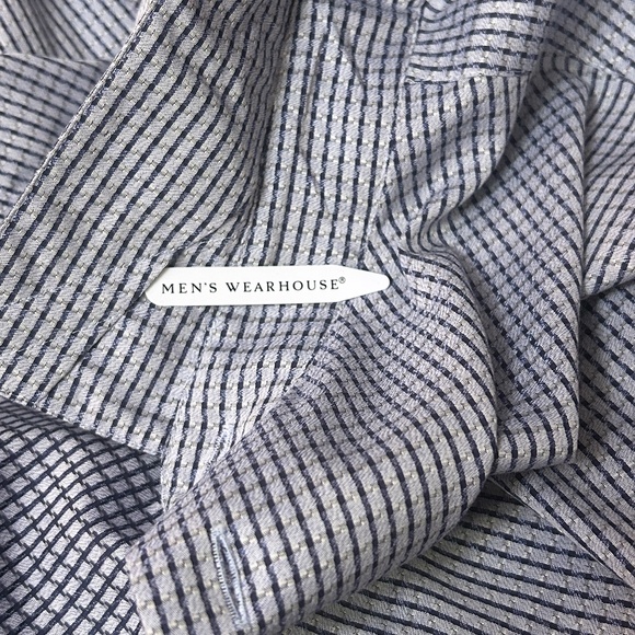 EGARA Dress Shirt Profilo Tessile 100% Cotton No Iron Men's Wearhouse NWOT - Picture 12 of 16